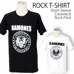 Ramones Tシャツ ラモーンズ イーグル ロゴ ロックTシャツ バンドTシャツ 半袖 メンズ レディース かっこいい バンT ロックT バンドT ダ