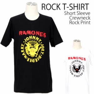 Ramones Tシャツ ラモーンズ イーグル ロゴ ロックTシャツ バンドTシャツ 半袖 メンズ レディース かっこいい バンT ロックT バンドT ダ