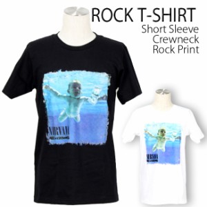 Nirvana Tシャツ ニルヴァーナ Never Mind 半袖 ロックTシャツ バンドTシャツ メンズ レディース かっこいい バンT ロックT バンドT ダン