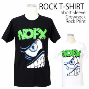 NOFX Tシャツ ノーエフエックス ロックTシャツ バンドTシャツ 半袖 メンズ レディース かっこいい バンT ロックT バンドT ダンス ロック 