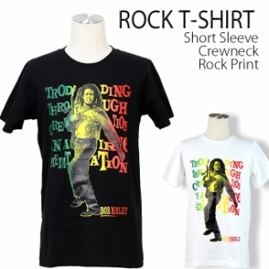 Bob Marley Tシャツ ボブ・マーリー ロックTシャツ バンドTシャツ ラスタ 半袖 メンズ レディース かっこいい バンT ロックT バンドT ダ