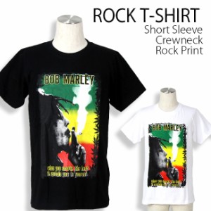 Bob Marley Tシャツ ボブ・マーリー ロックTシャツ バンドTシャツ ラスタ 半袖 メンズ レディース かっこいい バンT ロックT バンドT ダ