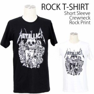 Metallica Tシャツ メタリカ ロックTシャツ バンドTシャツ 半袖 メンズ レディース かっこいい バンT ロックT バンドT ダンス ロック パ