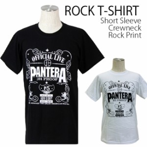 Pantera Tシャツ パンテラ ロックTシャツ バンドTシャツ 半袖 メンズ レディース かっこいい バンT ロックT バンドT ダンス ロック パン