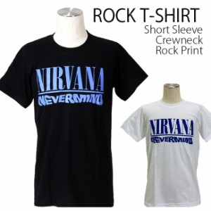 Nirvana Tシャツ ニルヴァーナ ロックTシャツ バンドTシャツ ニルバーナ Never Mind 半袖 メンズ レディース かっこいい バンT ロックT 