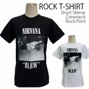 Nirvana Tシャツ ニルヴァーナ ニルバーナ ロックTシャツ バンドTシャツ 半袖 メンズ レディース かっこいい バンT ロックT バンドT ダン