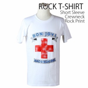 Bon Jovi Tシャツ ボンジョヴィ ロックTシャツ バンドTシャツ 半袖 メンズ レディース かっこいい バンT ロックT バンドT ダンス ロック 