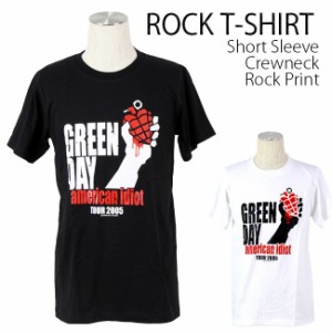 Green Day Tシャツ グリーンデイ American Idiot ロックTシャツ バンドTシャツ 半袖 メンズ レディース かっこいい バンT ロックT バンド