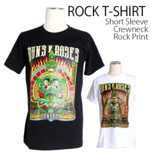 Guns N  Roses Tシャツ ガンズ アンド ローゼズ GNR ロックTシャツ バンドTシャツ 半袖 メンズ レディース かっこいい バンT ロックT バ