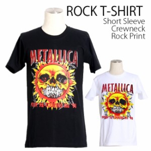 Metallica Tシャツ メタリカ ロックTシャツ バンドTシャツ 半袖 メンズ レディース かっこいい バンT ロックT バンドT ダンス ロック パ