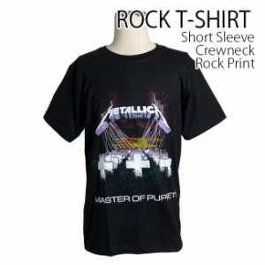 Metallica Tシャツ メタリカ Master Puppets ロックTシャツ バンドTシャツ 半袖 メンズ レディース かっこいい バンT ロックT バンドT ダ