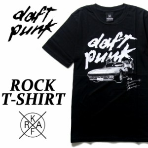 Daft Punk Tシャツ ダフトパンク ロックTシャツ バンドTシャツ 半袖 メンズ レディース かっこいい バンT ロックT バンドT ダンス ロック