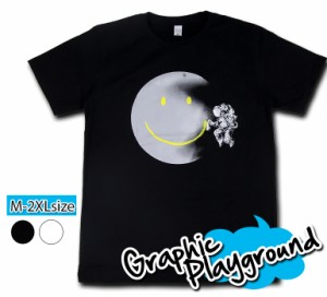 パロディーTシャツ 宇宙飛行士のイタズラ書き グラフィックTシャツ ポップTシャツ パロディ メンズ レディース 大きいサイズ