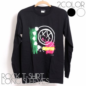 長袖 Blink-182 ロング Tシャツ ブリンク 182 ロンT ロックTシャツ バンドTシャツ メンズ ユニセックス ロックT バンドT バンT ロゴ バン