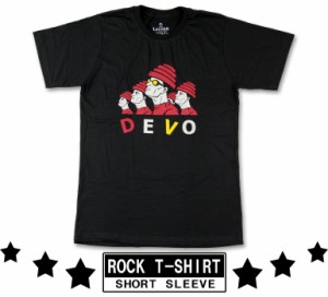 ロックTシャツ Devo ディーヴォ メンバーイラスト バンドTシャツ メンズ レディース パンク
