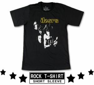 ロックTシャツ The Doors ドアーズ メンバーイラスト バンドTシャツ メンズ レディース パンク