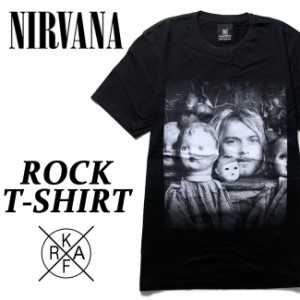 Nirvana Tシャツ ニルヴァーナ ロックTシャツ バンドTシャツ 半袖 メンズ レディース かっこいい バンT ロックT バンドT ダンス ロック 