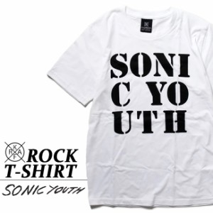 Sonic Youth Tシャツ ソニックユース ロックTシャツ バンドTシャツ 半袖 メンズ レディース かっこいい バンT ロックT バンドT ダンス ロ