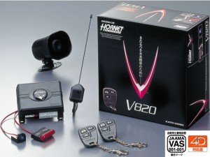 加藤電機 HORNET カーセキュリティ 自動車盗難防止装置 V820