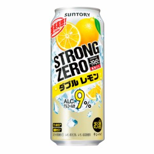 サントリー チューハイ -196℃ ストロングゼロ ダブルレモン 500ml ケース (24本入り) 