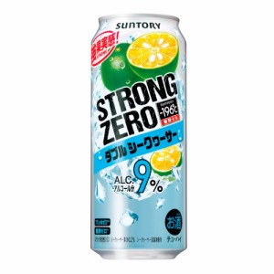 サントリー チューハイ -196℃ ストロングゼロ ダブルシークヮーサー 500ml ケース (24本入り) 