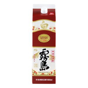 焼酎 霧島酒造 白霧島パック 20° 1800ml