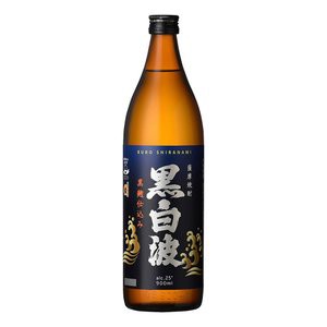 鹿児島 芋焼酎 薩摩酒造 黒白波25°900ml 