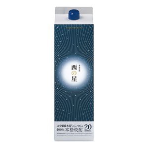 まとめ買い 三和酒類 西の星パック 20° 1800ml ×1ケース（6本入り) (いいちこの蔵のもう一つのおすすめ麦焼酎)