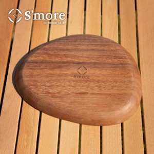 【Smore / Woodi plate L 】木製 食器 プレート ソウシジュ キャンプ アウトドア 皿 お皿 プレート キャンプ食器 ディッシュプレート 木