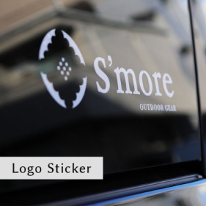 【Smore / Logo Sticker 】ステッカー アウトドア ブランド Smore ステッカー 車 おしゃれ 防水ステッカー スモア カーステッカー 2TYPE