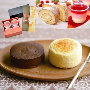 送料無料 北海道 ジョリ・クレール 北斗の贈り物 B / スイーツ 洋菓子 ロールケーキ スフレ グルメ ギフト