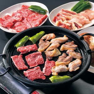 送料無料 岩手県 もりおか短角牛&地鶏焼肉セット / 牛肉 鶏肉 焼き肉 お取り寄せ グルメ 特産品