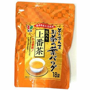 送料無料 お茶の大三 越前伝承 豆入り上番茶ティーバッグ【4個セット】大三茶舗/ 贈り物 グルメ ギフト