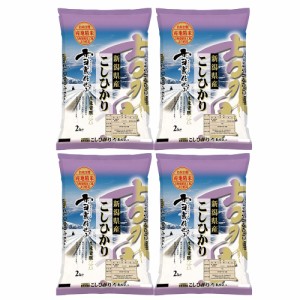 送料無料 新潟県産こしひかり 8kg(2kg×4) / お米 お取り寄せ グルメ 食品 ギフト プレゼント おすすめ