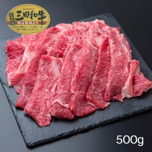 送料無料 兵庫 三田和牛 肩バラスライス（500g） / 牛肉 お取り寄せ グルメ 食品 ギフト プレゼント おすすめ お中元