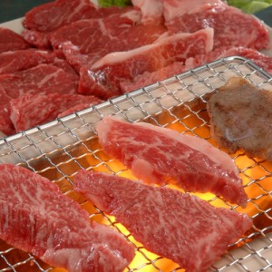 東京 人形町 日山 黒毛和牛赤身・カルビ焼肉 各150ｇ 送料無料 / お取り寄せ お土産 ギフト プレゼント 特産品 おすすめ /