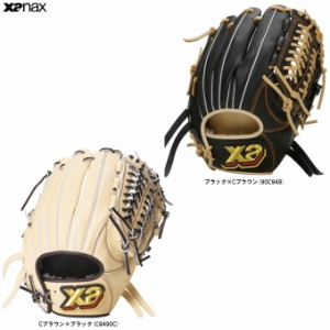 XANAX（ザナックス）軟式用グラブ トラスト  ツートンカラー オールラウンド用 スモールハンド型（BRG24NS1T）野球 グローブ 一般用