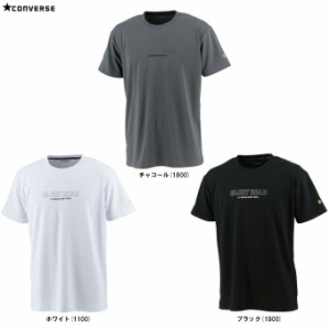◆メール便対応商品◆CONVERSE（コンバース）ゴールドシリーズ プリントTシャツ（CBG231353） 半袖 吸汗速乾 メンズ
