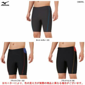 ◆メール便対応商品◆MIZUNO（ミズノ）アクア用 MARVELハーフスパッツM（N2JB9672）水泳 水着 ハーフスパッツ MARVEL メンズ