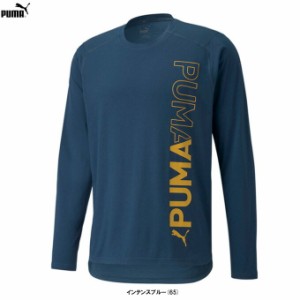 ◆メール便対応商品◆PUMA（プーマ）ロングスリーブ Tシャツ（521311） ランニング カジュアル 長袖 ロンT 男性用 メンズ