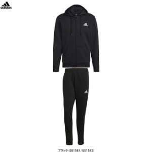 adidas（アディダス）M ESS DK FZスウェットパーカー パンツ 上下セット（AS768/AS770）スポーツ トレーニング フード付き メンズ