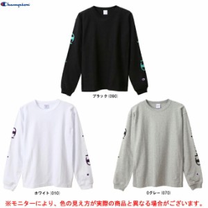 Champion（チャンピオン）リバースウィーブ ロングスリーブ Tシャツ（C3R404）バスケットボール スポーツ カジュアル 長袖 ロンT メンズ