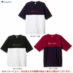 Champion（チャンピオン）スクリプトロゴプリントTシャツ（C3S308）バスケットボール スポーツ トレーニング カジュアル 半袖 メンズ