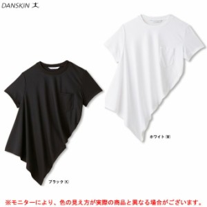 ◆メール便対応商品◆DANSKIN（ダンスキン）サイドドレープティーシャツ（DARK70101） ピラティス カジュアル Tシャツ レディース