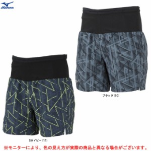 ◆メール便対応商品◆ MIZUNO（ミズノ）ランニングマルチポケットパンツドライグラフィック（J2MB2060） 陸上競技 マラソン メンズ