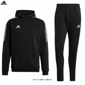 adidas（アディダス）ティロ 21 スウェットパーカー パンツ 上下セット（JIB99/JII02）サッカー スポーツ トレーニング フード付き メン