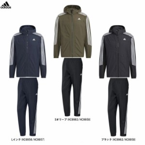 adidas（アディダス）M 247 3ストライプス クロスジャケット パンツ 上下セット（TW048/KS838）スポーツ トレーニング フードつき メンズ