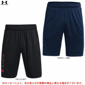 ◆メール便対応商品◆【ネイビー/Mのみ】UNDER ARMOUR（アンダーアーマー）UAテック ショーツ ボックスド ロゴ（1370397） ハーフパンツ 