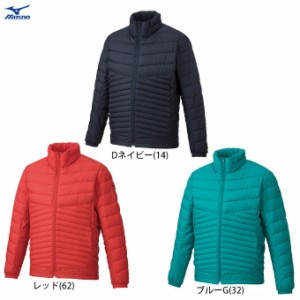 【ブルー/Lのみ】MIZUNO（ミズノ）テックフィルジャケット（32ME9535）BREATH THERMO ブレスサーモ スポーツ カジュアル アウター 防寒 