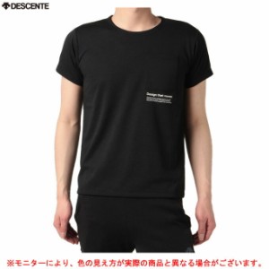 ◆メール便対応商品◆DESCENTE（デサント）ヘザー半袖シャツ（DMMTJA59） ランニング 吸汗速乾 Tシャツ 男性用 メンズ